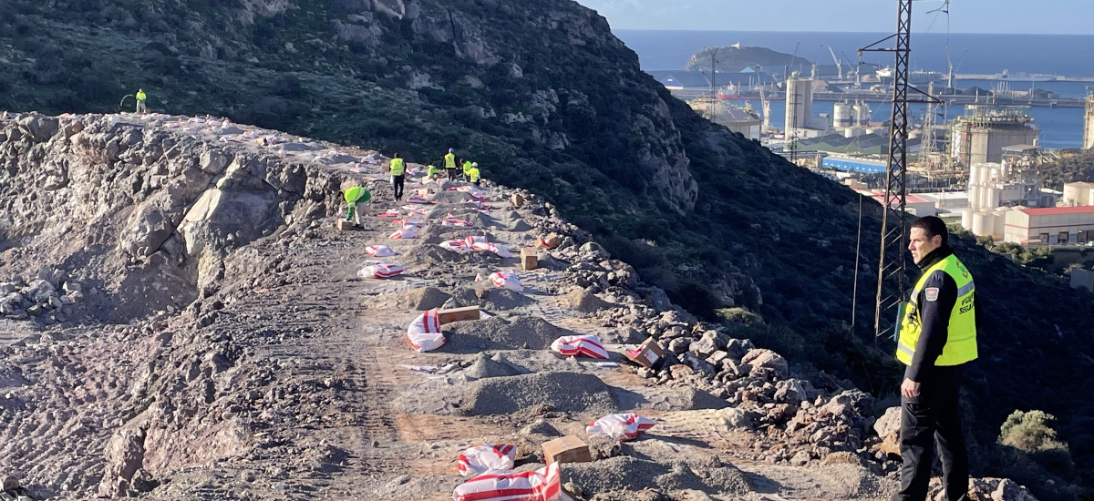 Foto: Primer día de prácticas en Ingeniería de Minas: 3.000 kilos de explos